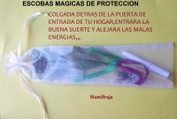Escoba magica de proteccion