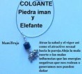 Amuleto Piedra Iman y Elefante
